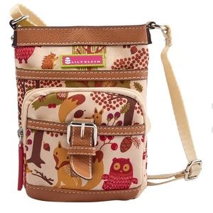 NWT Lily Bloom Mia Mini Crossbody - Forest Owl